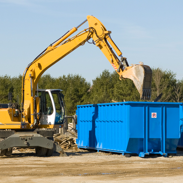 can i choose the location where the residential dumpster will be placed in Cornettsville Kentucky